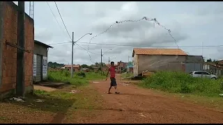 Tarrafa, brincando na porta de casa rsrsrs