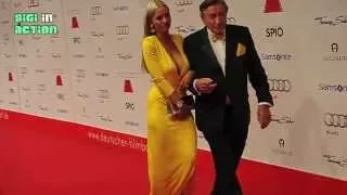 Richard Lugner mit Ehefrau Cathy "Spatzi" @ 42. DEUTSCHER FILMBALL 2015