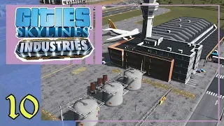 Грузовой аэропорт на воде | Cities Skylines Industries #10