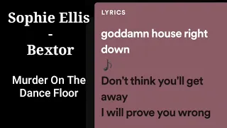 Sophie Ellis-Bextor - Murder On The Dance Floor Karaoke