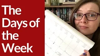 DAYS of the WEEK in BRITISH ENGLISH