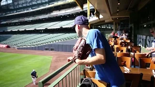 Dominating with the glove trick at Miller Park