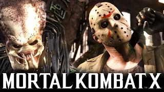 Mortal Kombat X - ХИЩНИК VS ДЖЕЙСОН