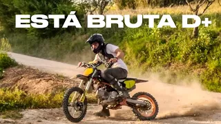 DRIFT E QUASE QUEDA NA BRUTA !! PIT BIKE 190 ATOMIC XR 1