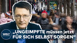 CORONA-FREIHEIT: Des einen Freud ist des anderen Leid – Lauterbach kämpft weiter für die FFP2-Maske