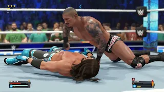 The Viper Randy Orton attacks Roman Reigns for Champiomship Match Legend Killer destroyed Roman