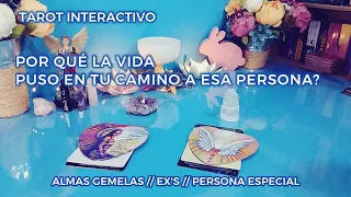 ✨Por qué la Vida Puso en tu Camino a esa Persona?⚡💫 💕 Descúbrelo 💥 Tarot Interactivo✨