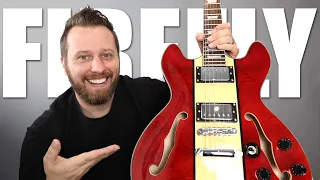 Playing the ULTRA Affordable Flametop "335" - Firefly Guitars!