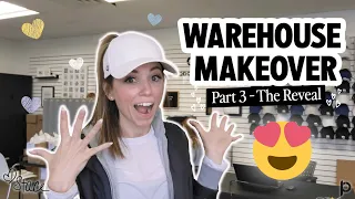 STUDIO VLOG #14 | Warehouse Makeover | PART 3 - THE REVEAL