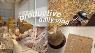 8 days PRODUCTIVE vlog ☕️ lots of studying, note-taking, & what i eat in between studying