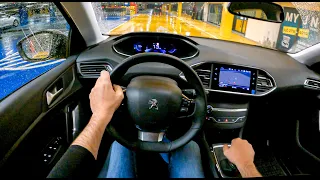 2021 Peugeot 308 Night (110 HP) | POV Test Drive #776 Joe Black