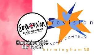 Eurovision 1998 - My Top 25