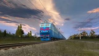 Запуск ЧС8-018 в trainz 2012