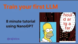 NanoGPT using Simpsons Data: Get Started with Large Language Models
