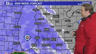 13 On Your Side Forecast: Snow Storm on Track for West Michigan