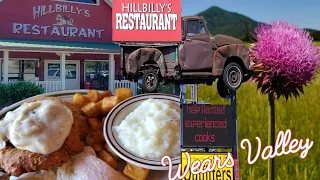 Hillbilly's Restaurant Review & Backroads of Wears Valley Drive Pigeon Forge and Gatlinburg