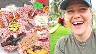 Trying Weird Foods At The Mount Dora Blueberry Festival, Lunch At Pisces Rising & An Oven Update!