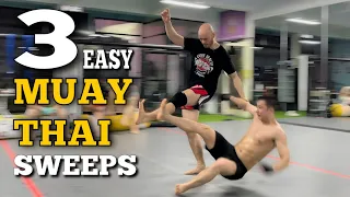 Grappling for Strikers: 3 Muay Thai sweeps you need to know