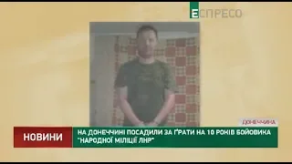 На Донеччині посадили за ґрати на 10 років бойовика "народної міліції ЛНР"