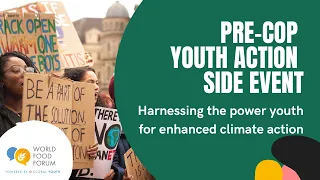 WFF Pre-COP26 Side Event: Harnessing the power of youth for enhanced climate action