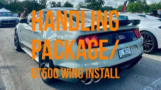 Mustang Mach 1 Handling Package Rear Wing install HP