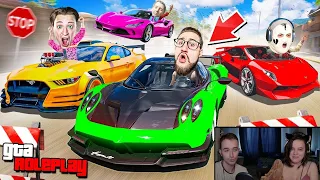 ЭКСТРЕМАЛЬНЫЙ ФОРСАЖ! 4 ИСПЫТАНИЯ - 1 ПОБЕДИТЕЛЬ! ОПАСНЫЕ СОРЕВНОВАНИЯ! (GTA 5 RP) ► Реакция