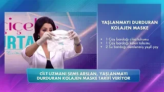 Şems Arslan'dan yaşlanmayı durduran kolajen maske tarifi! Balçiçek İle Dr. Cankurtaran 87. Bölüm