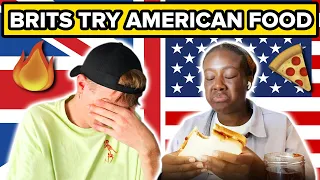 Brits Try American Food (Supercut)