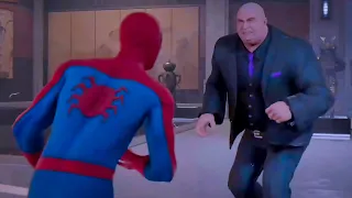 Spider-Man vs Wilson Fisk: The Kingpin Boss Fight (PC 4K Gameplay)