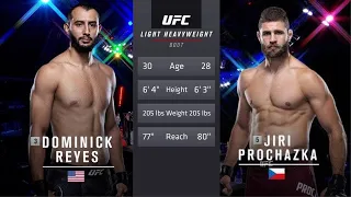 UFC Free Fight: Jiří Procházka vs  Dominick Reyes