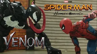 Spiderman Homecoming VS Venom.... y Deadpool| STOP MOTION