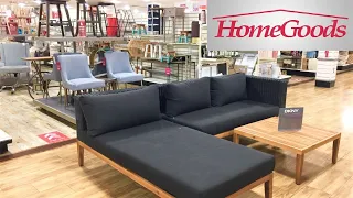 HOMEGOODS HOME FURNITURE CHAIRS TABLES CONSOLES DECOR SHOP WITH ME SHOPPING STORE WALK THROUGH