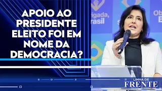 Após reunião com Lula, Tebet assume o Ministério do Planejamento  | LINHA DE FRENTE