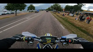 🔥 Supermoto Hooligan❕ Highspeed Wheelies | RMZ 450 / Husqvarna 701 x2 | Engine Sound | 4K | 💪