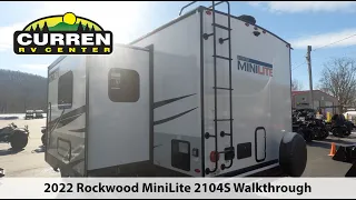 2022 Rockwood MiniLite 2104S Camper Walkthrough