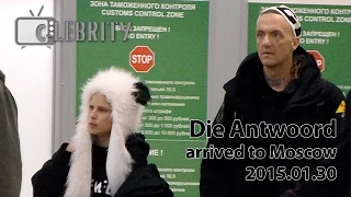 Die Antwoord arrived to Moscow, 30.01.2015 / Die Antwoord приехали в Москву