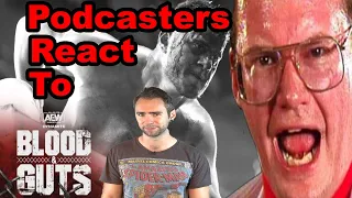 "Ridiculous Fake Crash Landing" Podcasters React to AEW Blood and Guts Finish | Ft. Jim Cornette