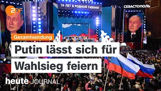 heute journal vom 18.03.2024 Siegesfeier für Putin, "Neue Grundsicherung" der CDU, Organspende