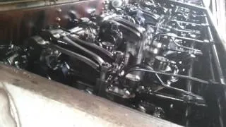 SD 40 locomotive engine start up