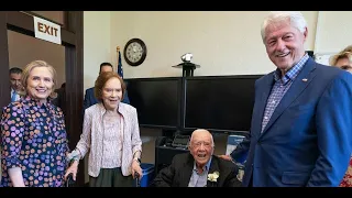 Bill and Hillary Clinton Celebrate Rosalynn and Jimmy Carter's 75th
