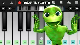 Dame Tu Cosita - Easy Piano Tutorial | Musically Meme 2018 | Mobile Perfect Piano Tutorial