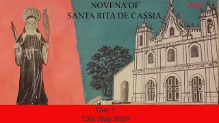 NOVENA OF SANTA RITA DE CASSIA || LIVE || DAY 1 || ST RITA CHAPEL CARONA || 13 MAY 2024 || 8.00 P.M