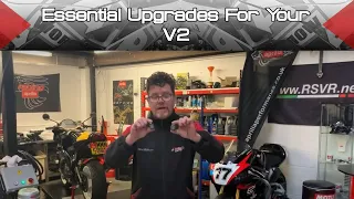 Essential upgrades for your Aprilia Vtwin, Gen1 & 2