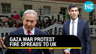 London: Gaza War Protesters Blockade Trade Dept, Arms Factories Over Supplies To Israel | Watch