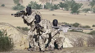 US Army Special Operations Forces Sniper | AMERICAN Sniper in Northern Africa | ARMA 3: Milsim