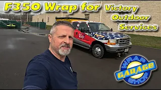This is the one you've been waiting for!  Watch us wrap an F350 for Victory Outdoor Services.