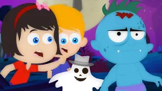 Хэллоуин ночь страшная песня для детей дети песня Night of Halloween Songs for Children Kids Cartoon