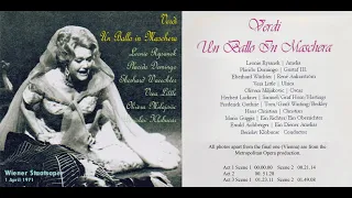 Verdi: Ballo in Maschera  Vienna 1971   Rysanek, Domingo, Wachter, Klobucar