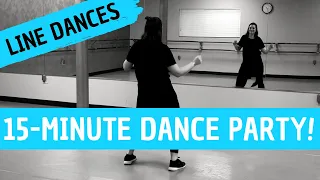 15-MINUTE DANCE PARTY - featuring Cupid Shuffle, Wobble, Cha Cha Slide | Easy & great for beginners!