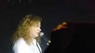 Dave Mustaine Megadeth Pissed Off And Disrespecting Fan At Manchester Academy 5 6 13  Eminem.